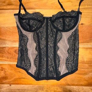 Black Corset Urban Outfitters